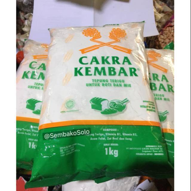 TEPUNG CAKRA KEMBAR 1kg Sembako Murah Solo