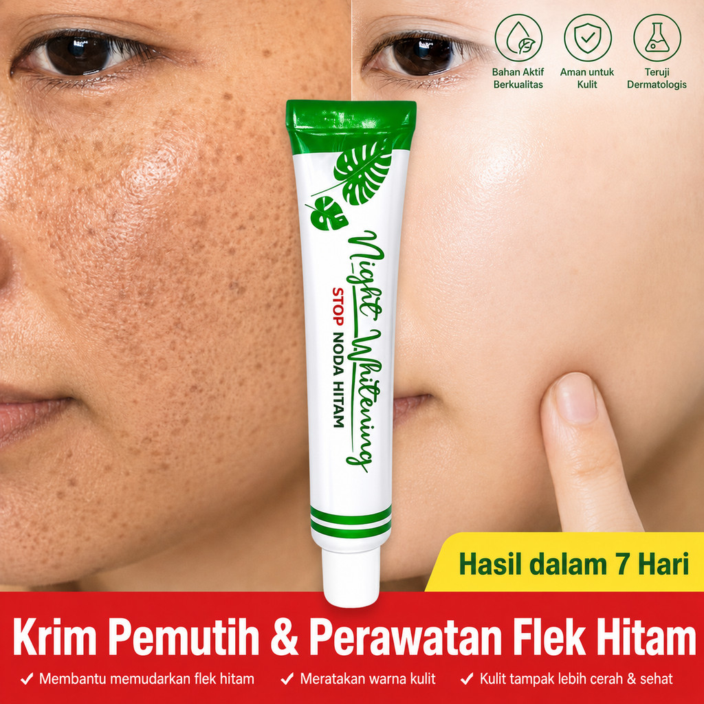 Salep Flek Malam Darkspot Night Salep Arbutin Retinol Night Whitening Cream Salep Bopeng Flek Noda H