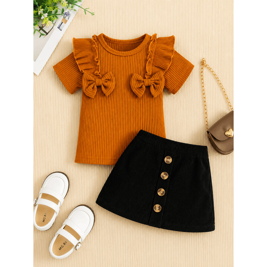 Tokolobo 9.9 Super Shopping Day SET ANAK TERA [Estimasi 1 bulan - 3 tahun] | Setelan Rok Anak Knit L
