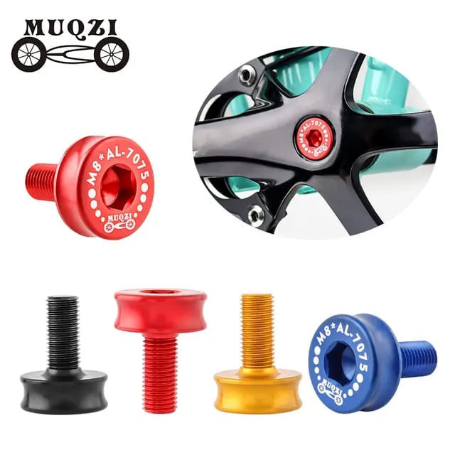 Foto Muqzi Tutup Baut Bolt Crank Arm BB Bottom Bracket Kotak Sepeda Alloy M8