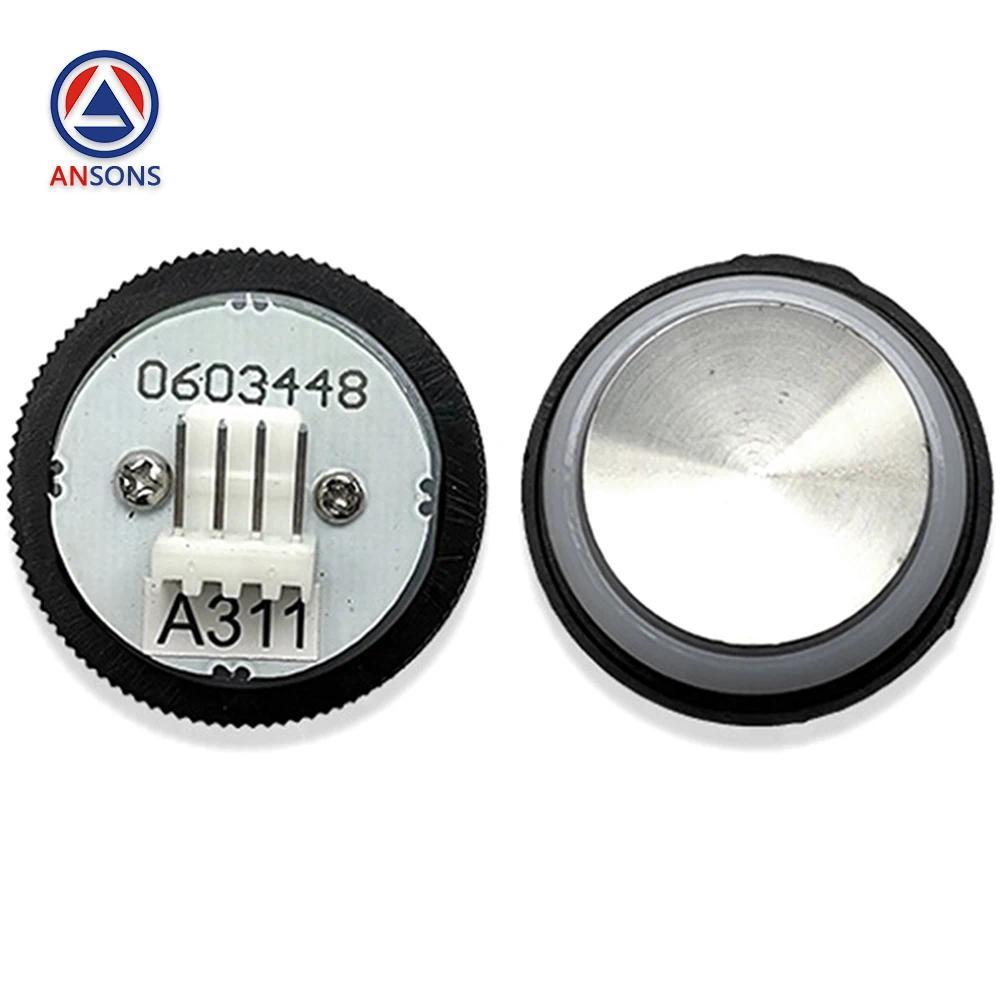 A311 FAA25090A311 1pc OTIS Elevator Push Button Switch Round Stainless Steel Buttons Ansons Elevator
