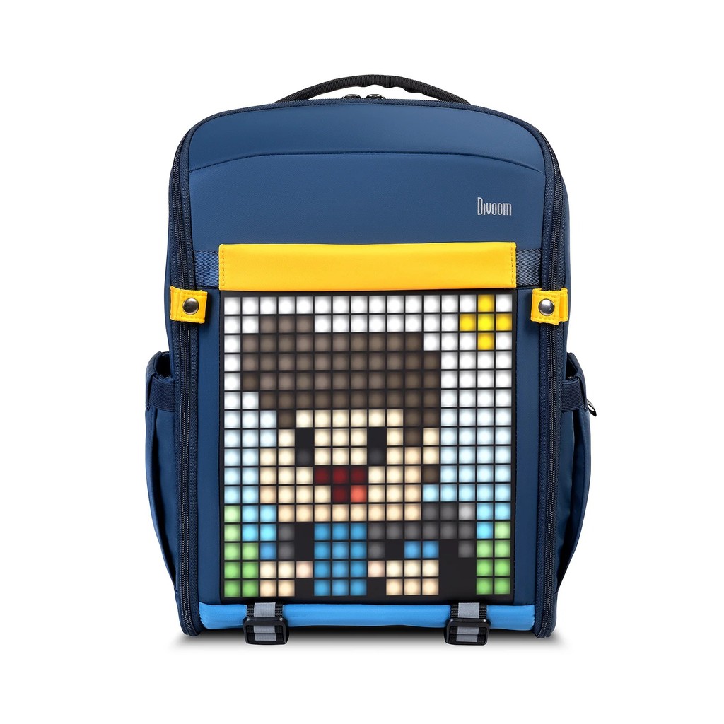 DIVOOM Pixoo Backpack S Tas Ransel Smart LED Pixel Display Laptop 14 Inch Small