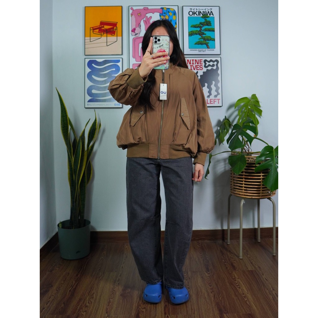 jaket wanita Gu x undercover size S (masih baru) 100% original 130826F