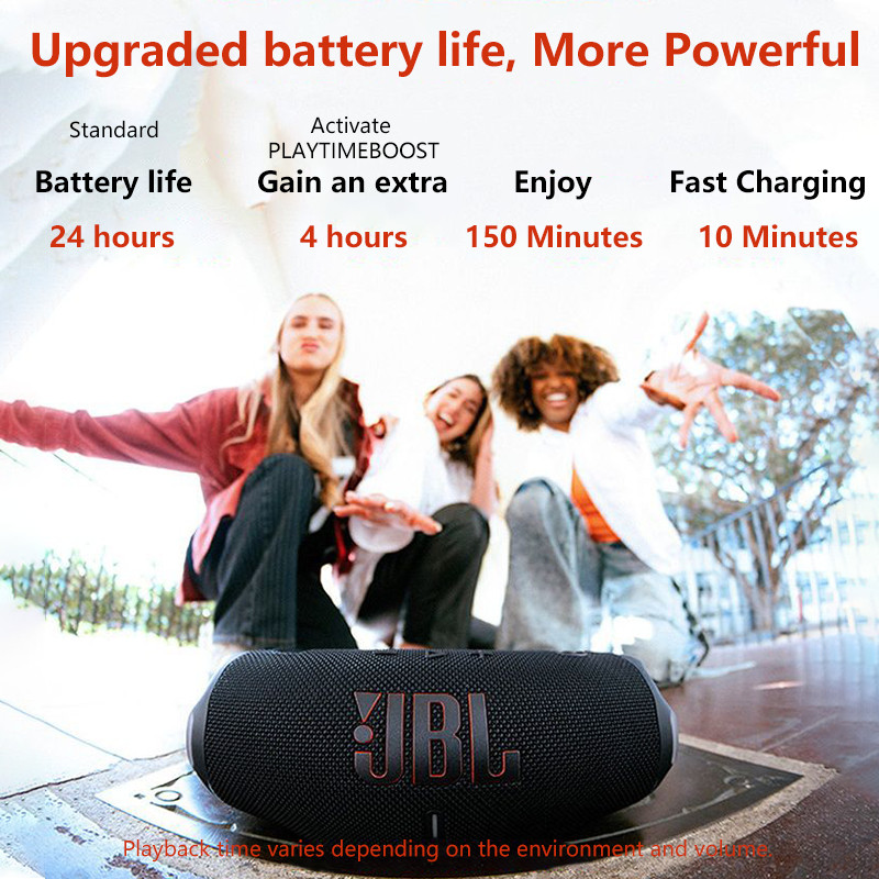 JBL Charge 6 Portable Wireless Bluetooth Speaker Powerful Bass 28Hrs Playtime IP68 Waterproof and Dr