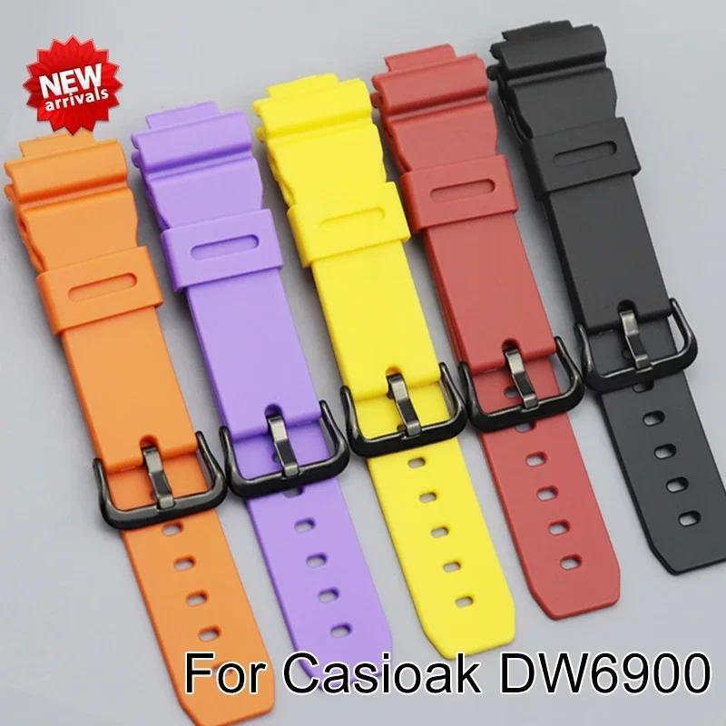 Silicone Watch Band for Casioak DW6900 Series GW-6900A G-6900B GLX-6900GB GLS-6900 Strap Y Accessori
