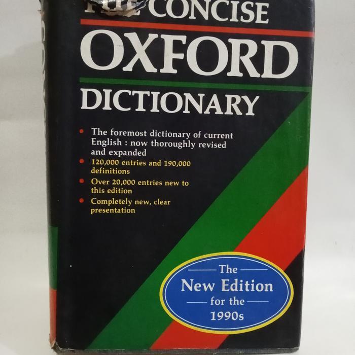 Buku THE CONSICE OXFORD DICTIONARY Original Bekas