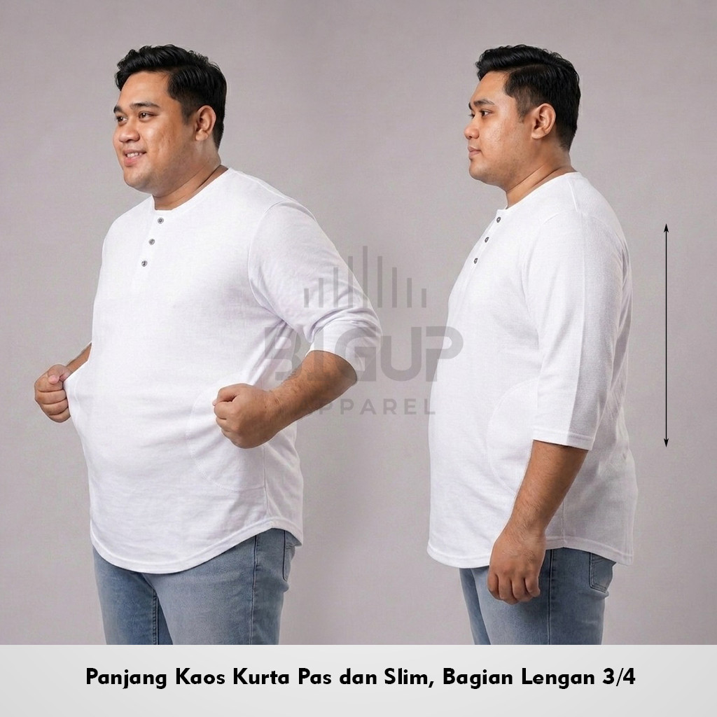 New Dmb Baju Koko Kurta Ishak Jumbo Kaos Kurta Oversize Pria