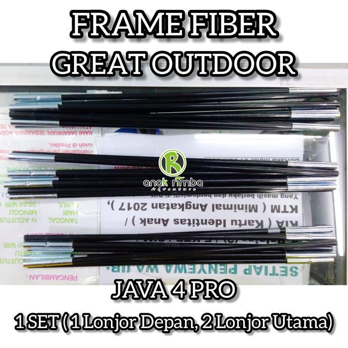 1 SET FRAME FIBER Tenda Dome Java 4 Pro, not eiger, consina rei