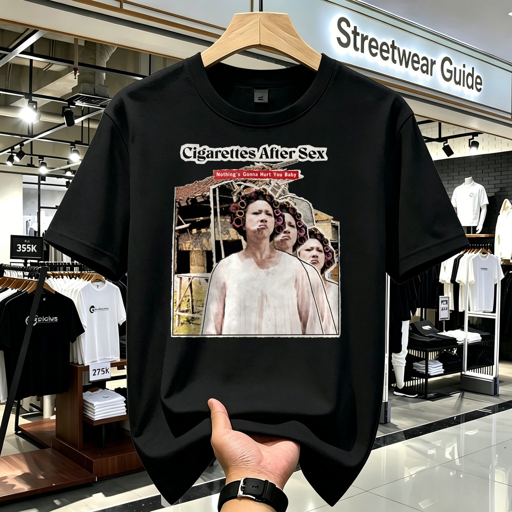 Kaos Band Cigarettes After Sex T-shirt Vintage Unisex Motif Poster Retro Nothing's Gonna Hurt You Ba