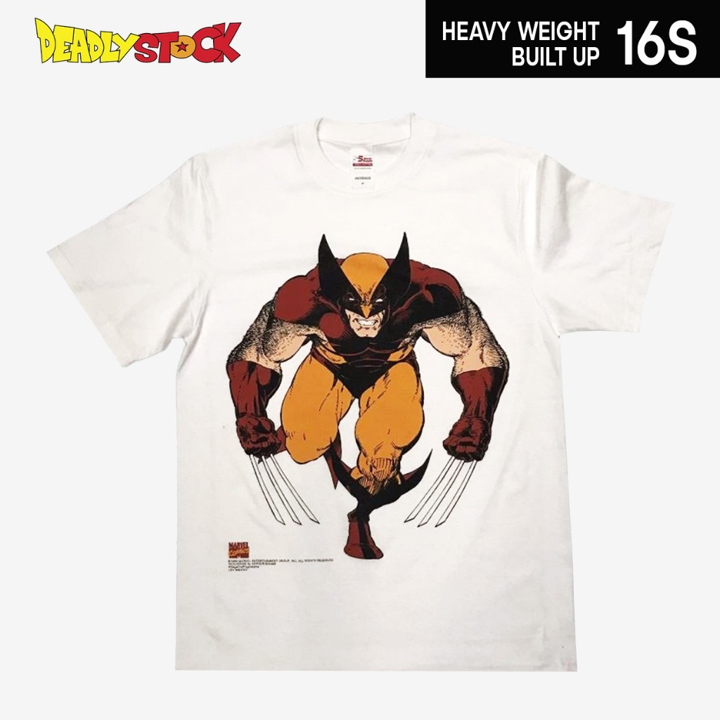 Kaos Marvel bootleg tshirt Wolverine vintage style