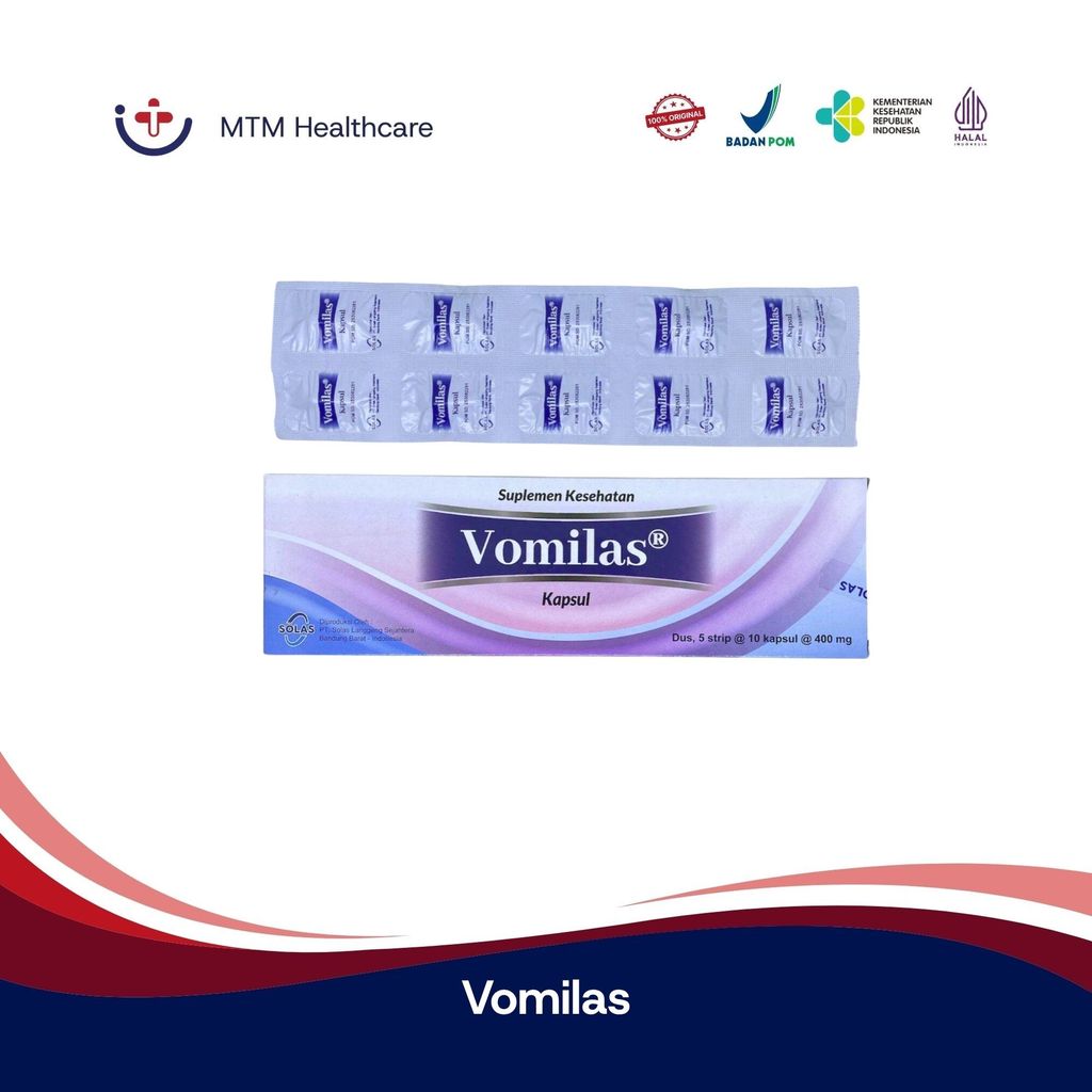 Vomilas Strip Isi 10 Tablet Vitamin Suplemen