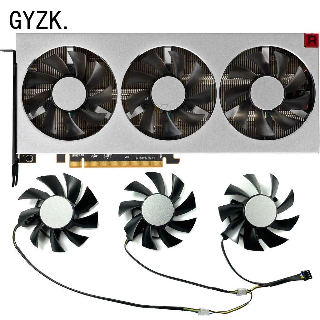New For AMD XFX POWERCOLOR SAPPHIRE ASROCK VISIONTEK Radeon VII Graphics Card Replacement Fan FD8015