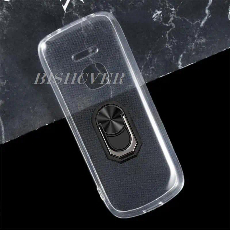 For Nokia 225 4G TA-1321 TA-1296 TA-1279 TA-1276 Back Ring Holder Bracket Phone Case Smartphone TPU 