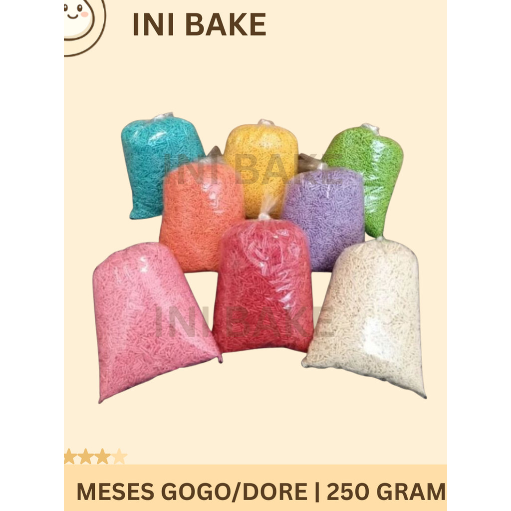 Meses Coklat Gogo/Dore 250 g Repack – Topping Kue