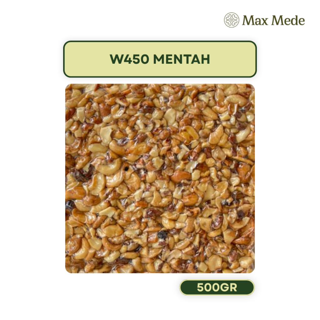 MAX MEDE Kacang Mede Mentah Utuh W450 500gr