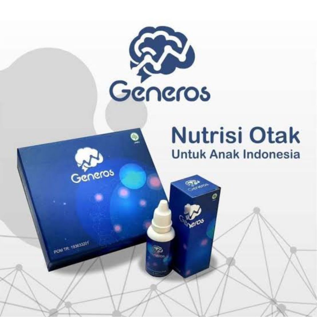 (Bisa COD) Generos Nutrisi Otak Untuk Anak Indonesia Mampu Meningkatkan Kecerdasaan Anak - Generos A