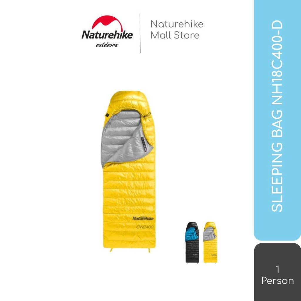 SLEEPING BAG / KANTONG TIDUR / SELIMUT CAMPING NATUREHIKE CW400 NH18C400-D