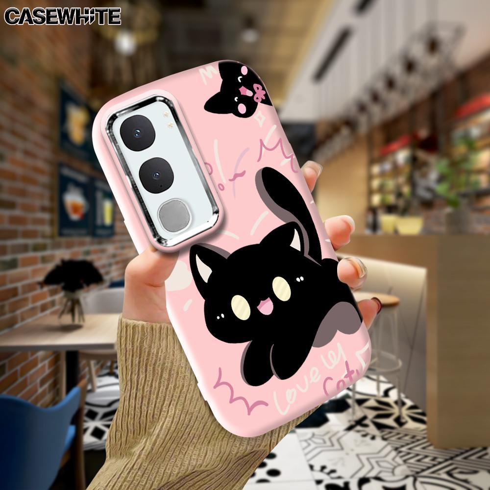 CASEWHITE Silikon Phone Case For VIVO Y21d Untuk Casing Hp Softcase Fashion Fancy Imut TPU Soft Cesi