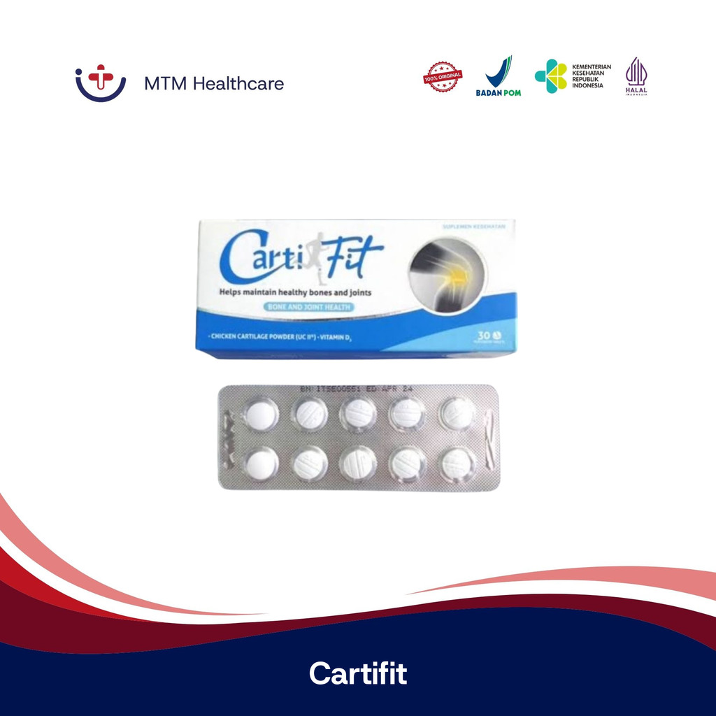 Cartifit Box 30 Tablet Untuk Kesehatan Tulang