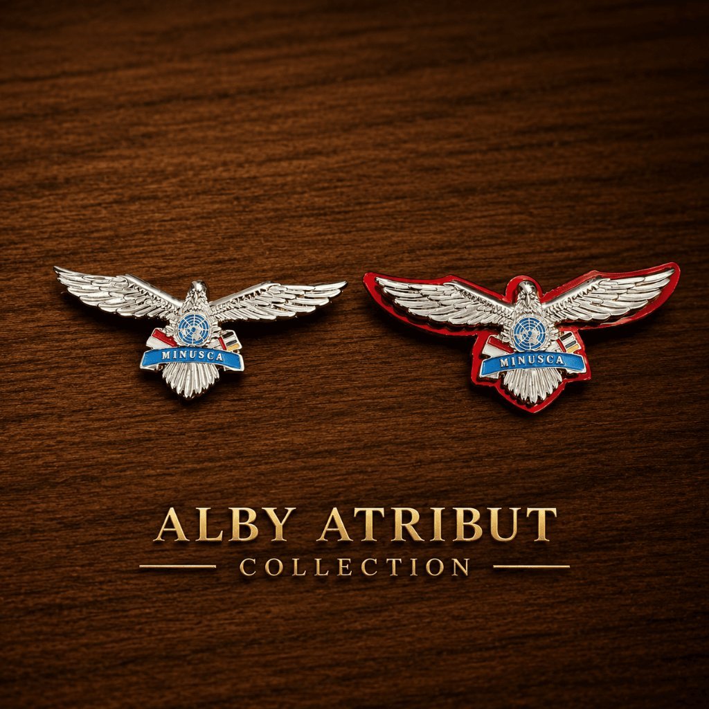 Pin Minusca/Brevet Wing Minusca Crome Premium