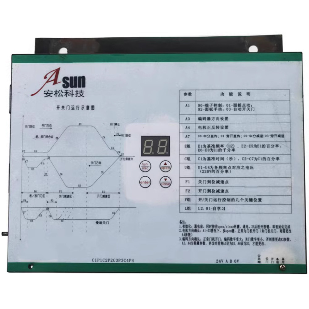 VVVF SVPWM ASUN Elevator Door Inverter Drive Door Machine Controller Ansons Elevator Spare Parts
