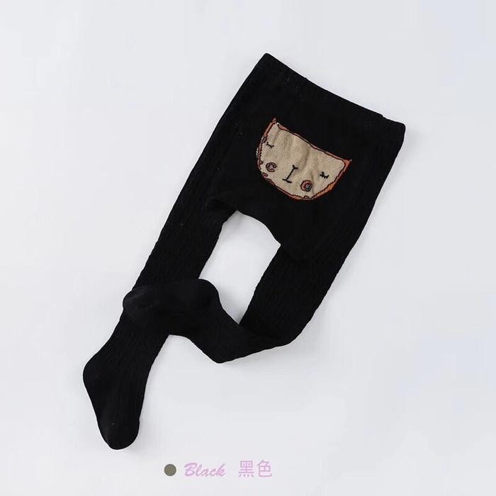 [Promo]BEST SELLER CELANA STOCKING BAYI MOTIF KARAKTER LEGGING BAYI STOCKING MURAH - Hitam