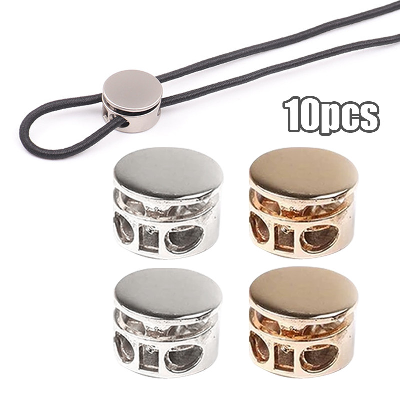 10Pcs Alloy Jawa Stopper - Stoper Ujung Tali Hoodie, Tali Tas Stopper | COD