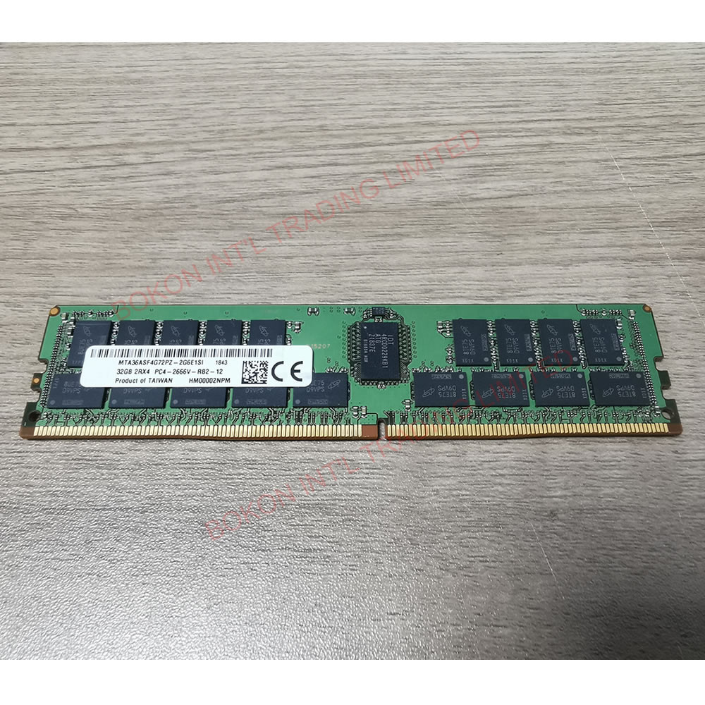 32GB 2666MHz 2Rx4 PC4-2666V-RB2-12 equivalent frequency SDRAM MTA36ASF4G72PZ PC4-2666 Server host me