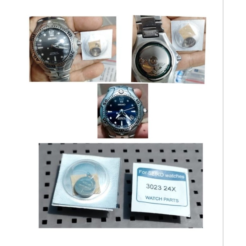 Baterai Jam Tangan Seiko Kinetik Autorelay Seiko Parts 3023 24X MT920 5J21 22 32 Original