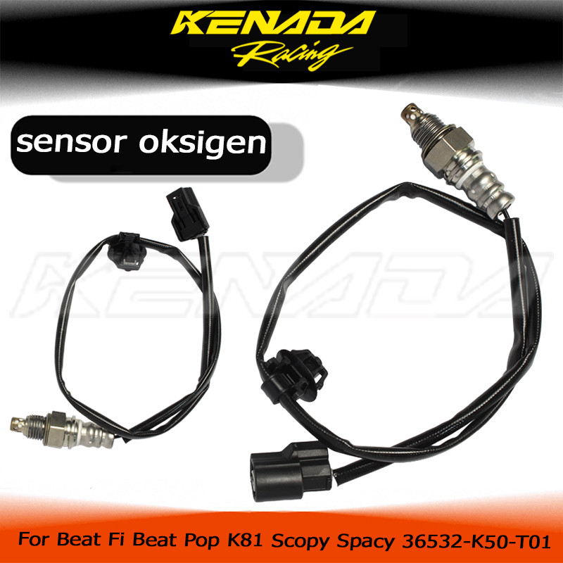 Sensor Oksigen Sensor O2 Knalpot Kabel Soket 36532-K50-T01 Untuk BeAT POP eSP K61 2014-2019 BeAT Spo