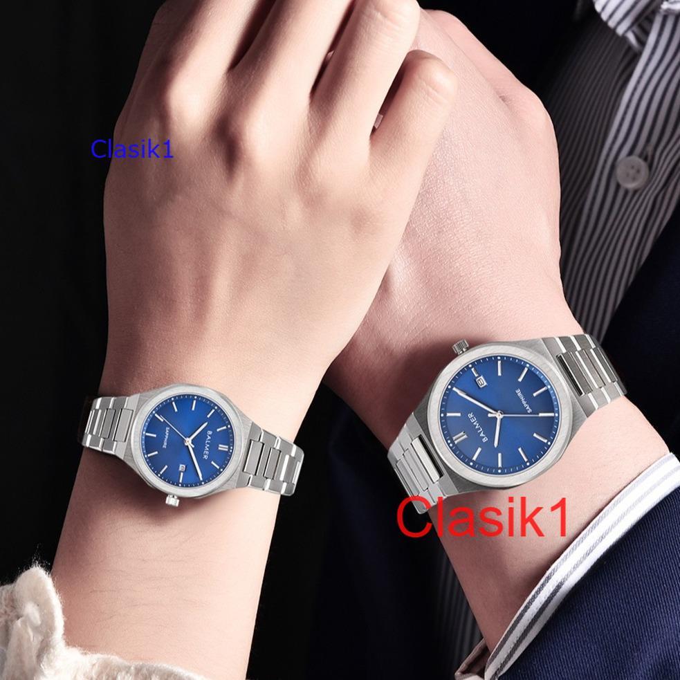 Original Jam Tangan Couple Balmer 2710 B.2710 B-2710M/L B.2710M B.2710L Jam Tangan Pria Wanita Tahan