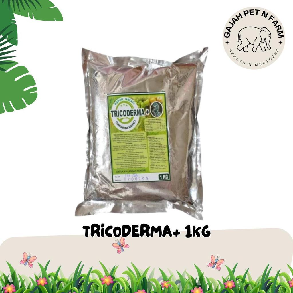 Pupuk Hayati Tricoderma + 1 Kg - Tricoderma 1 Kg - Pupuk Tricoderma - Pupuk Hayati - pupuk organik t