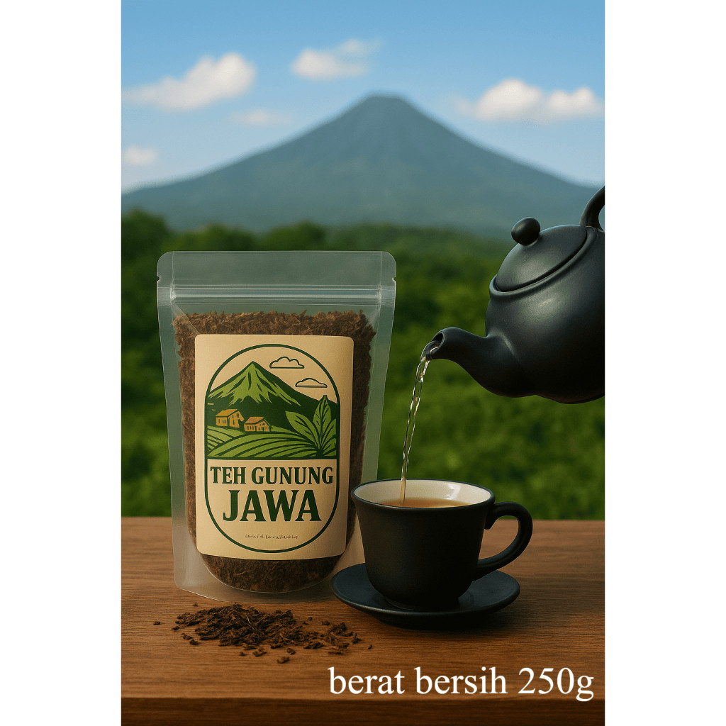 Teh Bubuk Racik Khas Gunung Segar Teh angkringan dan esteh Jumbo Cocok Untuk Usaha Paket 205gr