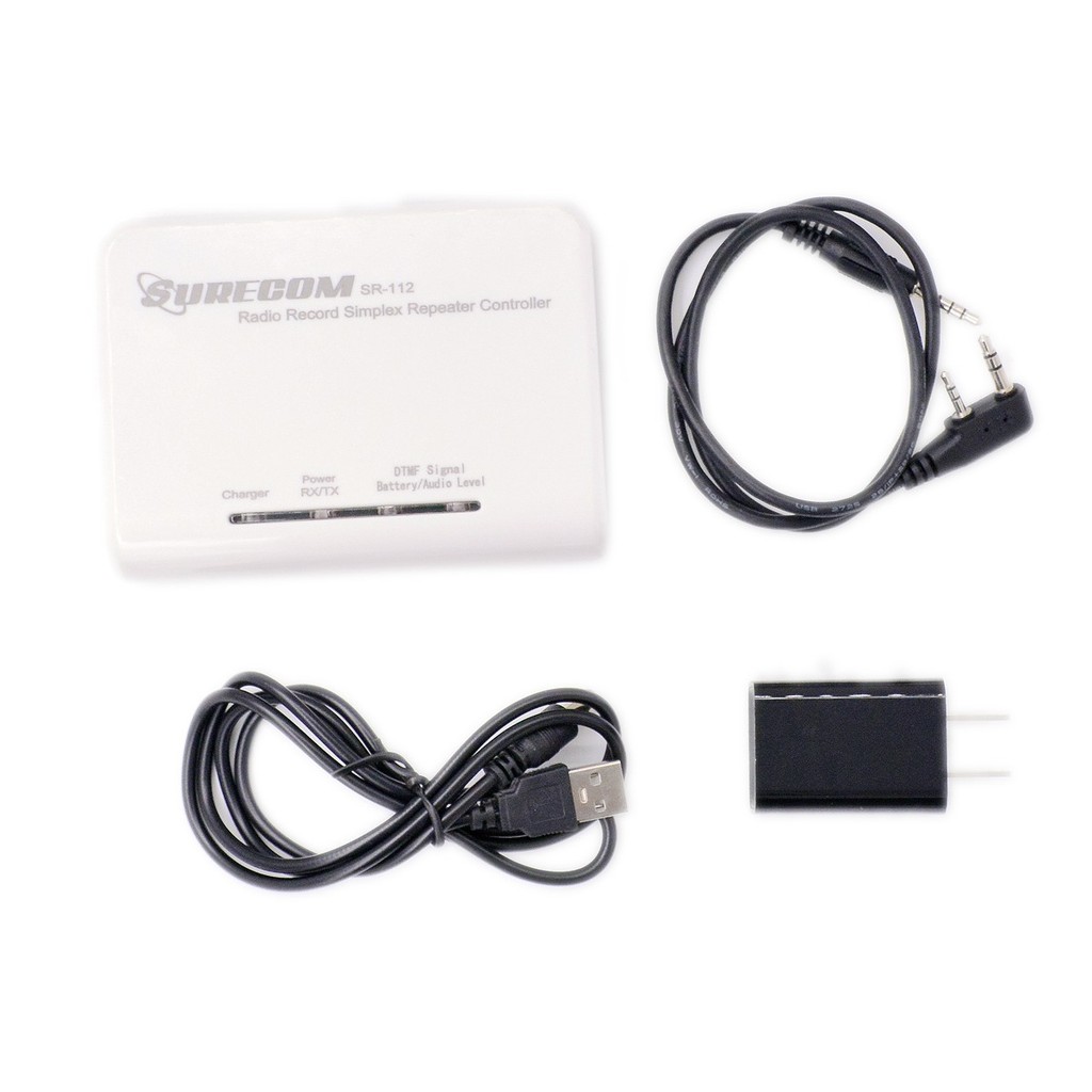 Surecom SR112 Simplex Repeater Controller Cross Band Rao Y Repeat Box for Mobile & Ham Walkie Talkie