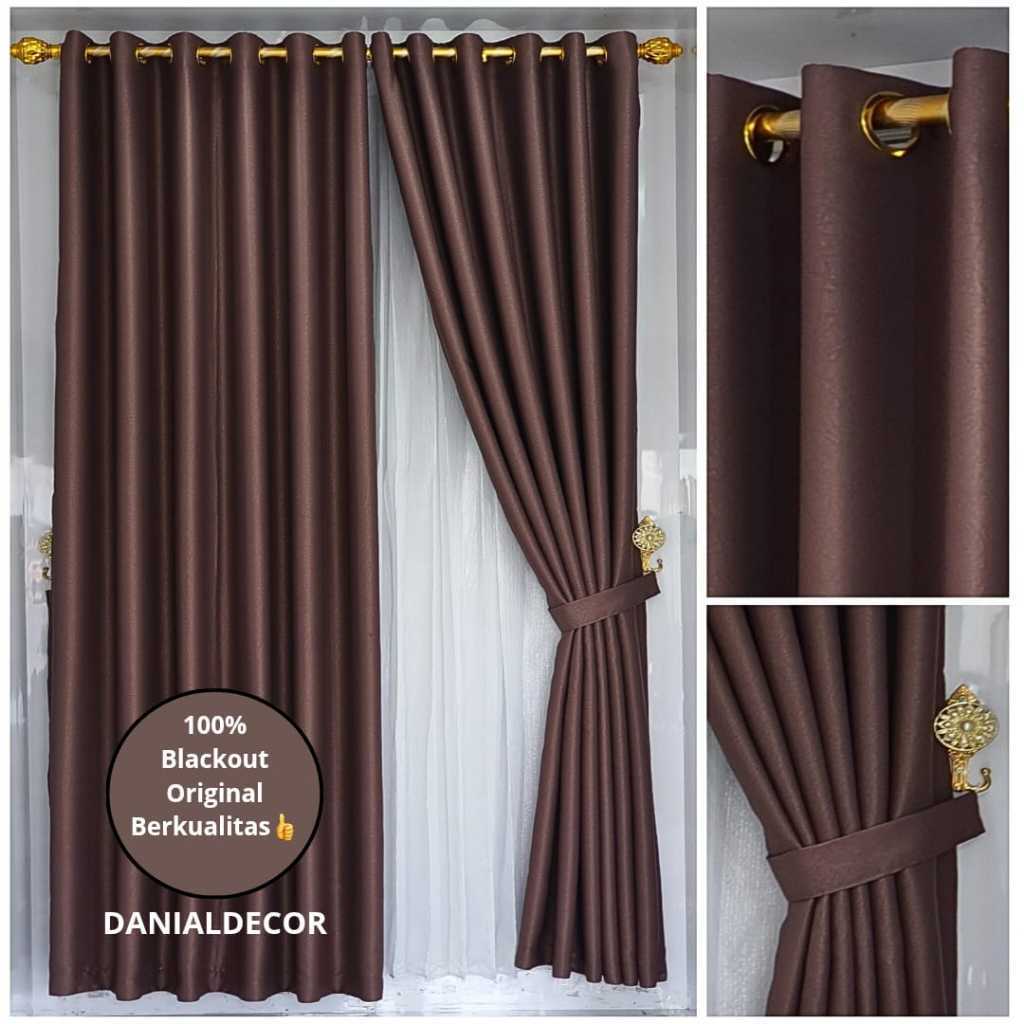 GORDEN BLACKOUT POLOS TEBAL DOFF PREMIUM JENDELA RUANG TAMU MINIMALIS PANJANG PINTU KAMAR TIDUR