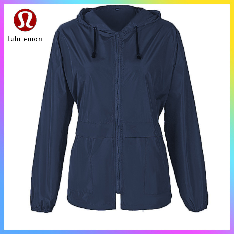 4 color Women Clothes lululemon Yoga Sport Long Sleeve Hoodie Coats 064