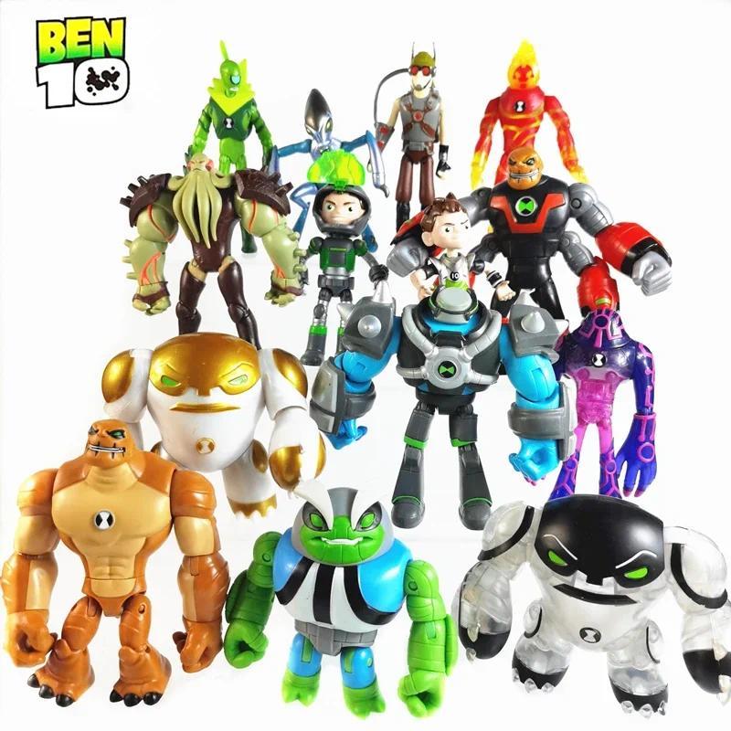 Anime Figure BEN10 Kineceleran Four Arms Articulation Diamondhead Tennyson 10 Collection of Ornament