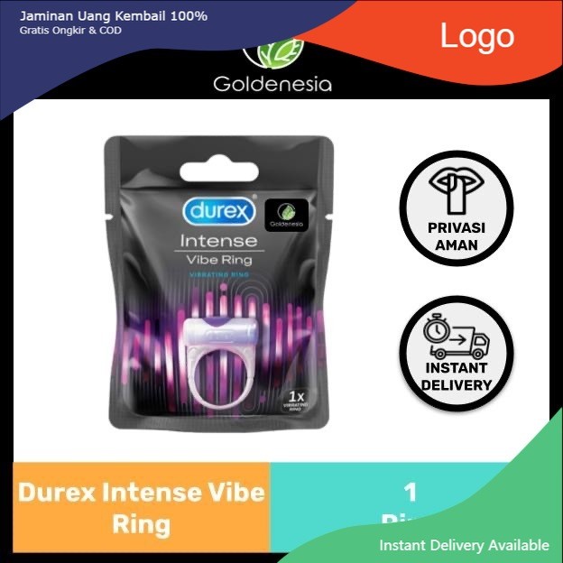 promo murah!! privasi aman Durex Play Vibration Intense Vibe Ring readyy - dellashoop