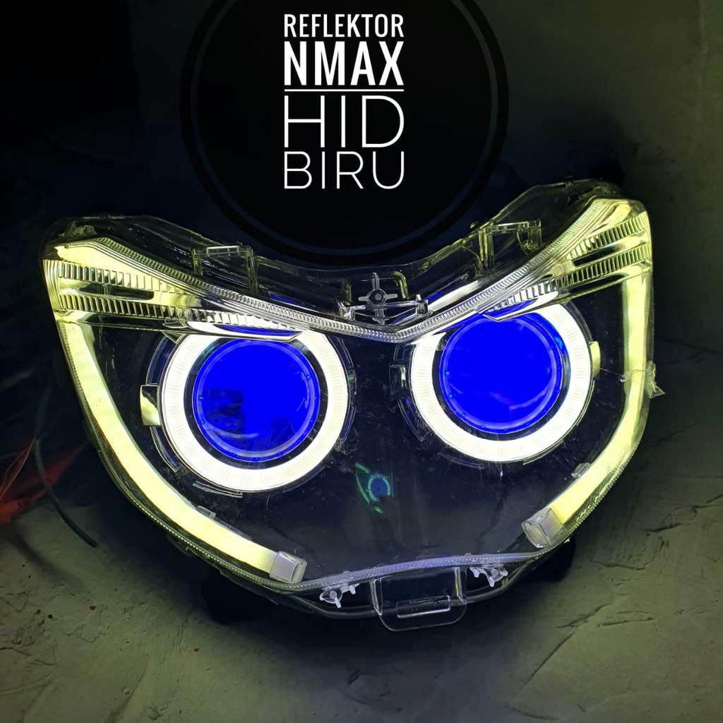 Reflektor Nmax oLD HID AE Putih ae MERAH DE Br Alis Putih