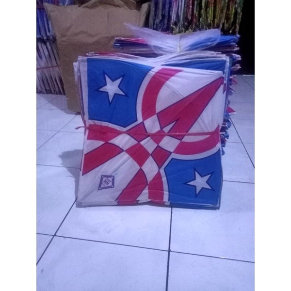 JAJAROMA  Layangan Sablon 70 Isi 50pcs Kertas Ukuran Besar