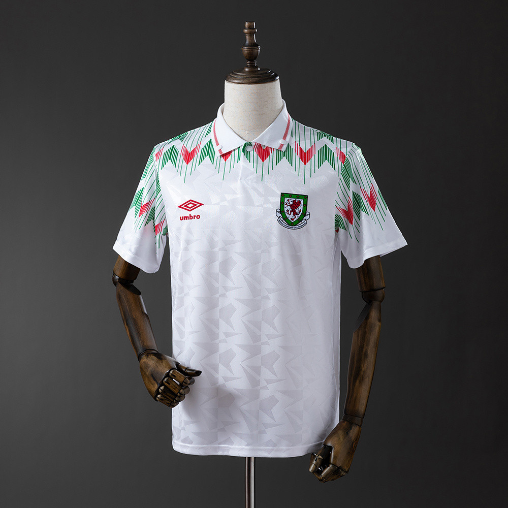 Jersey Wales 90/02 Away T shirt pria