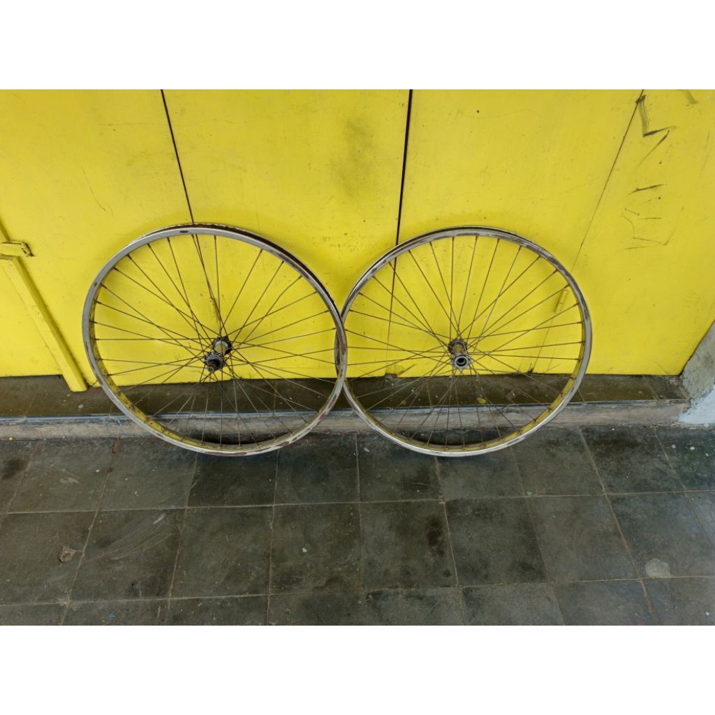 velk sepeda mtb 26 besi hanya depan saja