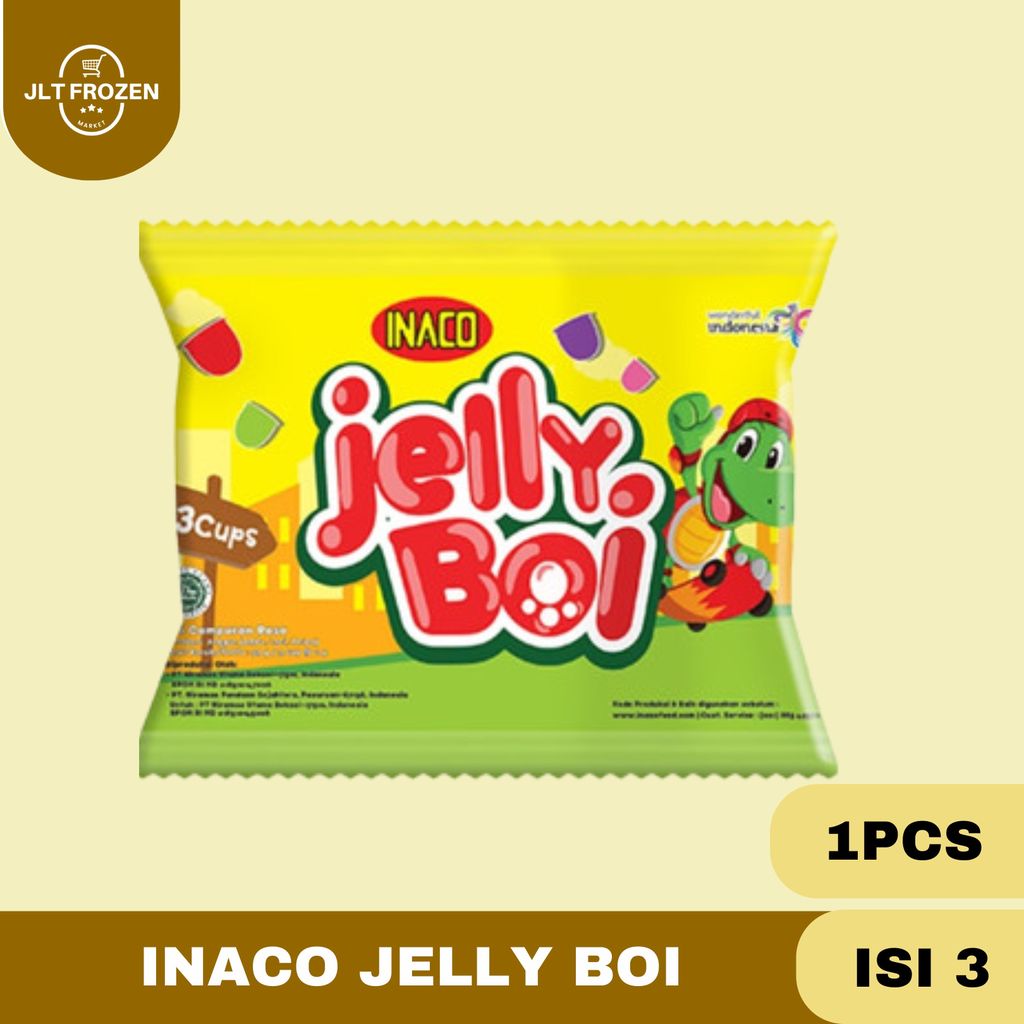 Inaco Jelly Boi /Jeli / Agar/ Puding Isi 3 Pcs/ Cup 1PCS