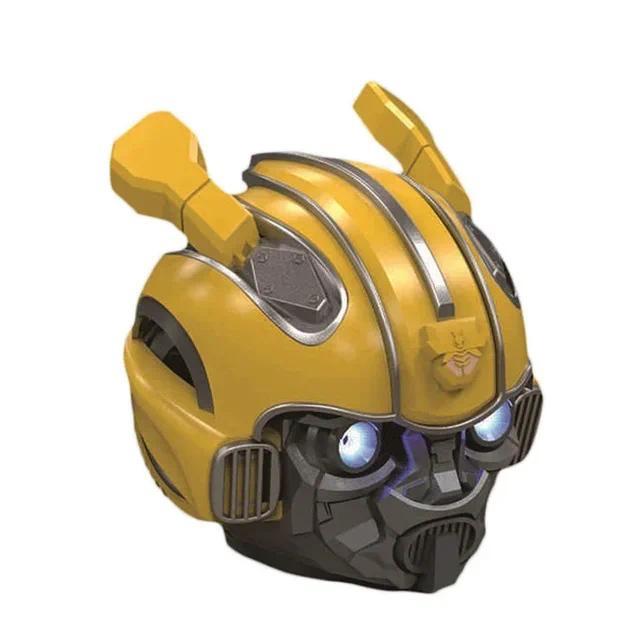 Best Gifts for Boys   Transformers Bumblebee Helmet Wireless Bluetooth 5.0 Speaker With Fm Radio Sup