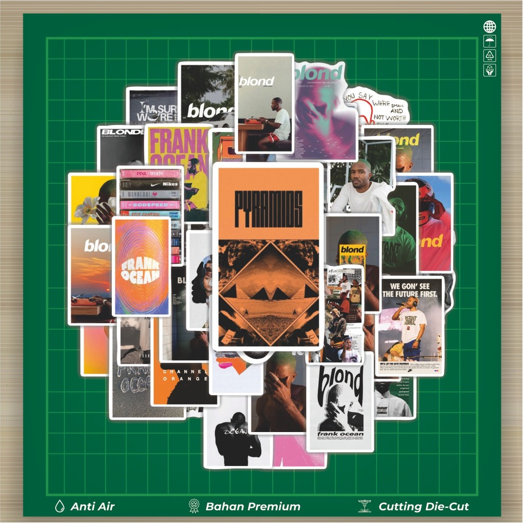 HOT 50 PCS Stiker Poster Frank Ocean V3 Stiker Fashion Cars Decal Dingin Kartu Album Custom Vinyl An