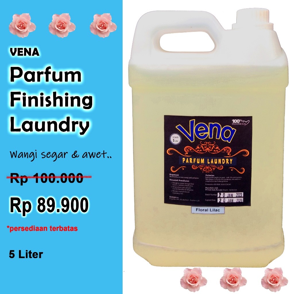 Vena Parfum Laundry 5 Liter Tahan Lama Termurah