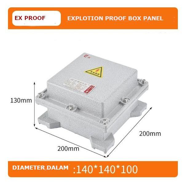 Explosion proof Junction box panel 200mm x 200mm x 130mm / explosion-proof distribution box 20 cm x 