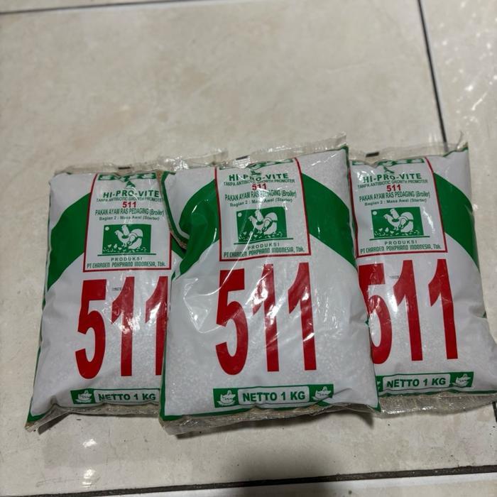 VOER PUR AYAM HI PRO VITE PAKAN AYAM BERKUALITAS 511k, cp 511, 591, 592, 593, 594  ASLI KEMASAN PABR