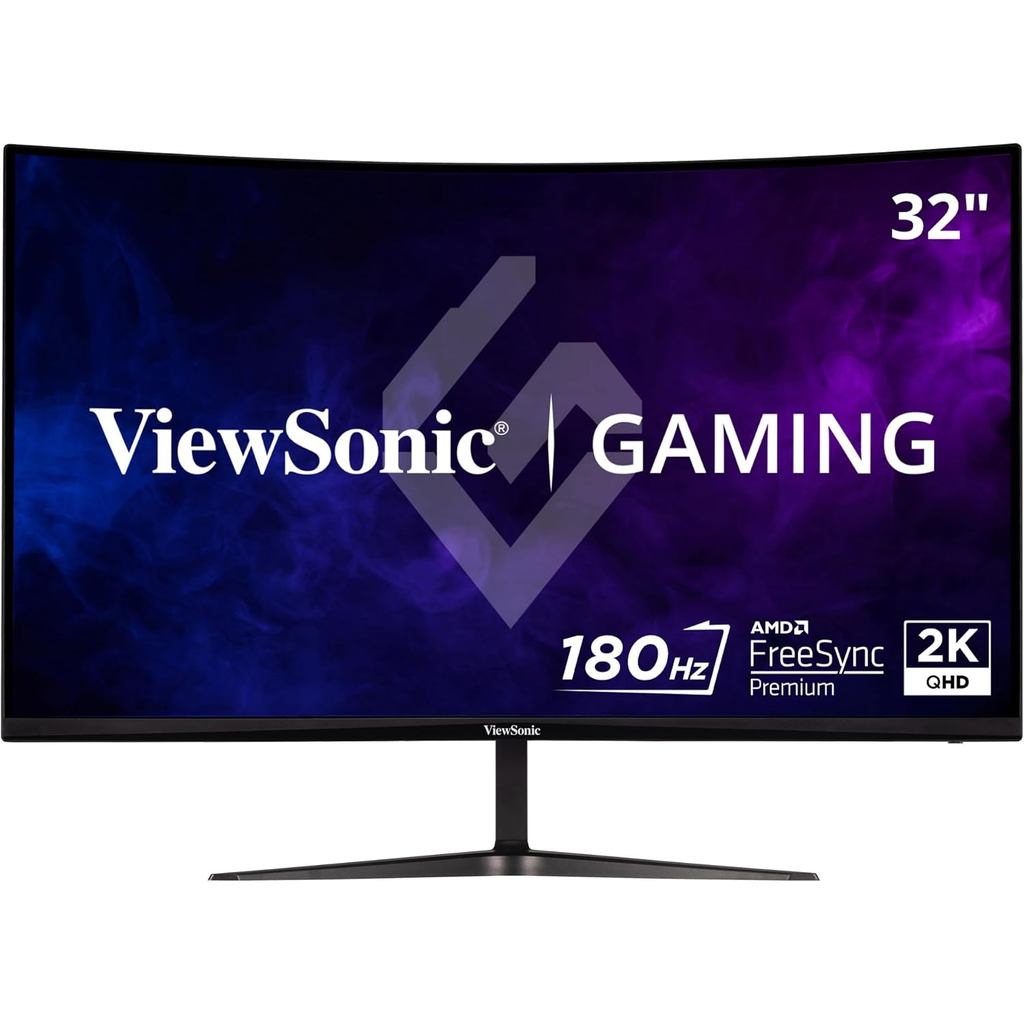Monitor LED ViewSonic VX3218C-2K / VX3218C 2K 32" inch Curved VA QHD 180Hz 1ms Built in Speaker Free