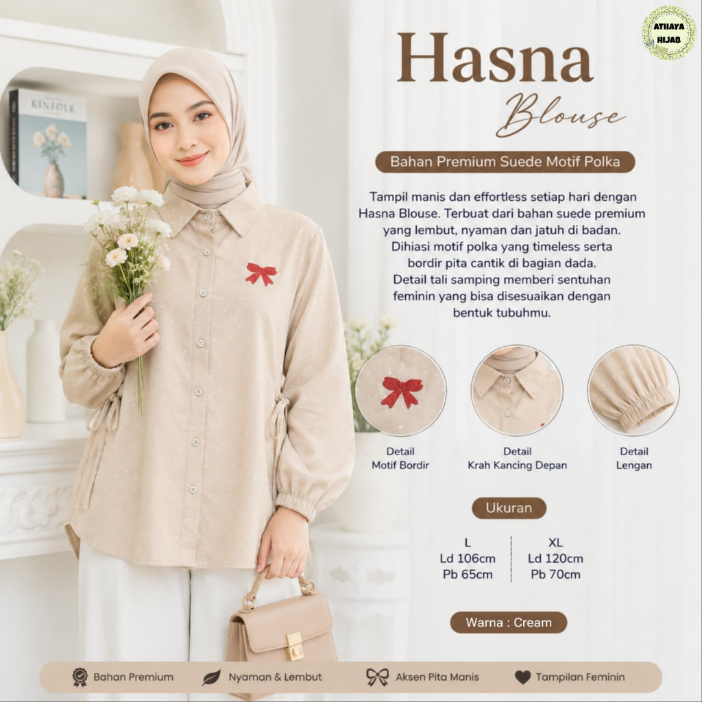 0507    HASNA BLOUSE by ATHAYA FASHION   // ONESTUFF